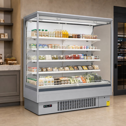Open Cooler 1,87 m Ancon — en uso profesional a escala real