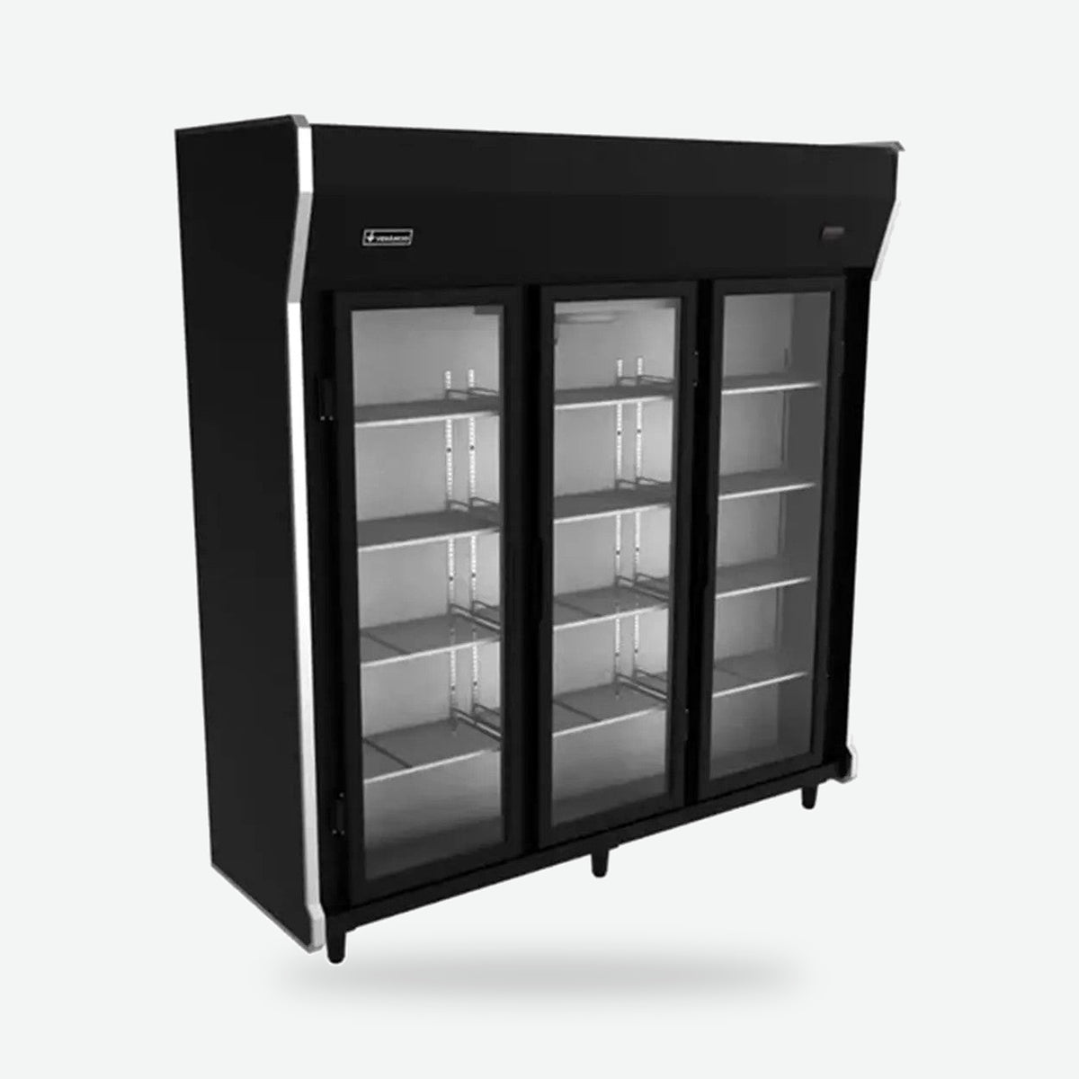 Expositor vertical Venâncio Prime negro de 3 puertas, vista adicional 1