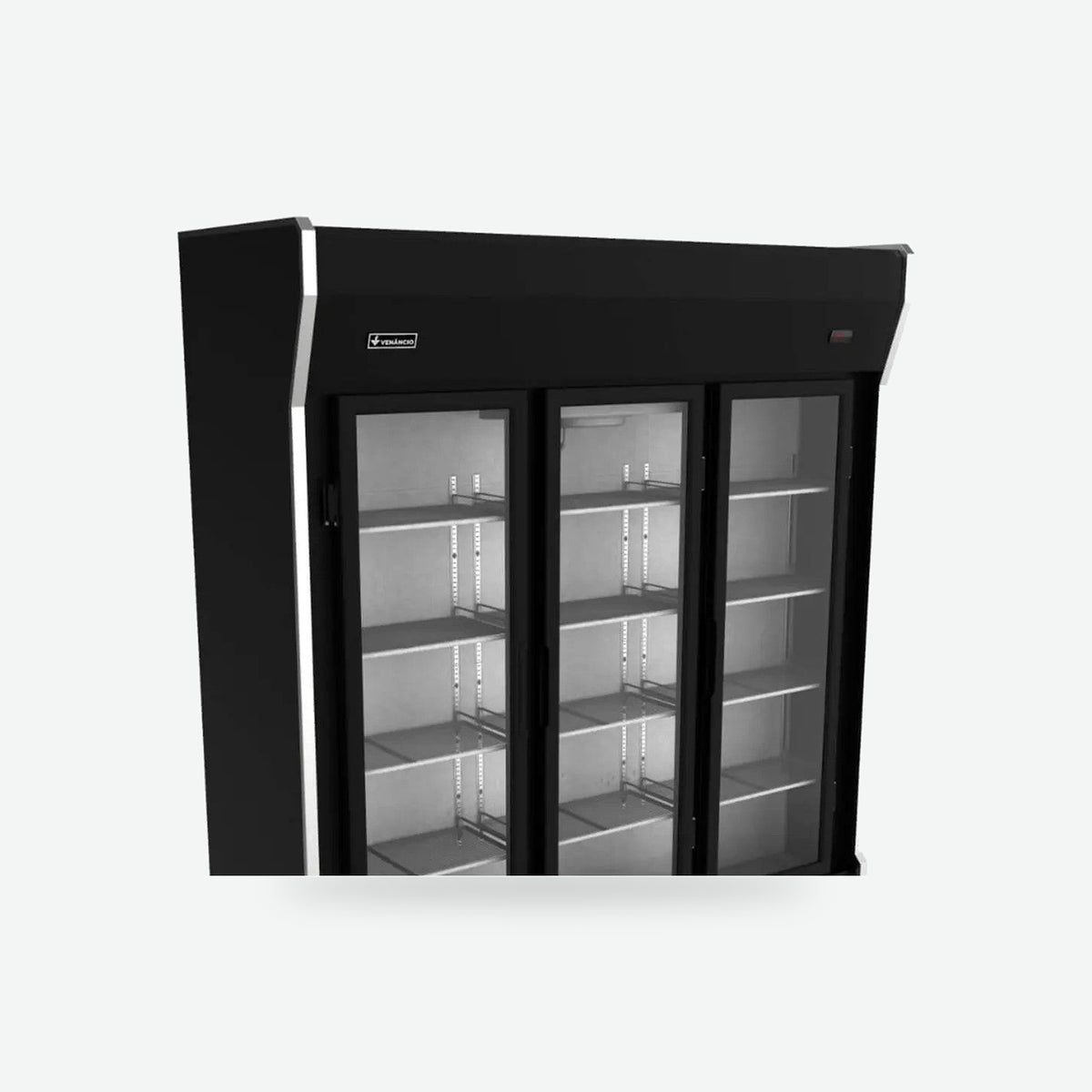 Expositor vertical Venâncio Prime negro de 3 puertas, vista adicional 3