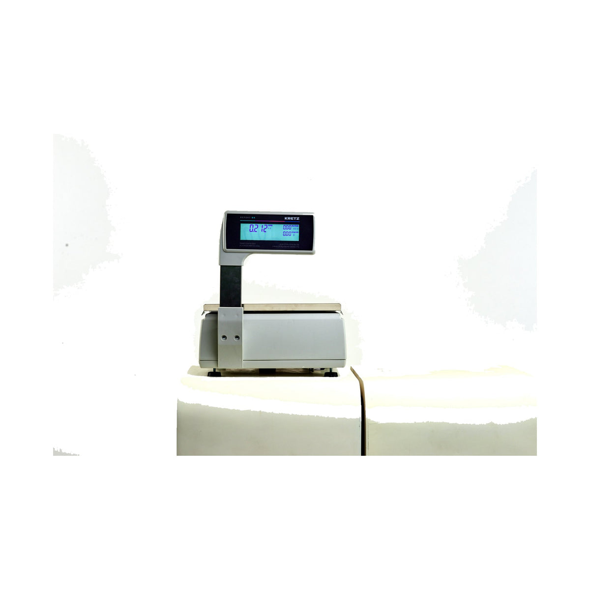 Balanza Kretz Report NX LCD de 31 kg en vista completa