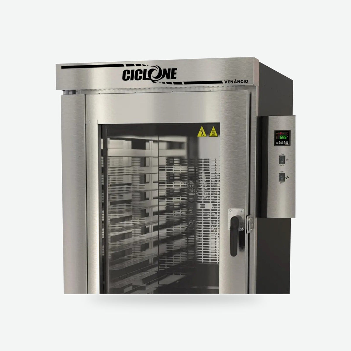 Horno turbo Ciclone Venâncio a gas de 10 correas, vista adicional 1