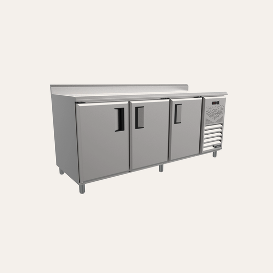 Bajo Mostrador Refrigerado 2 m Venâncio — vista principal a 45 grados