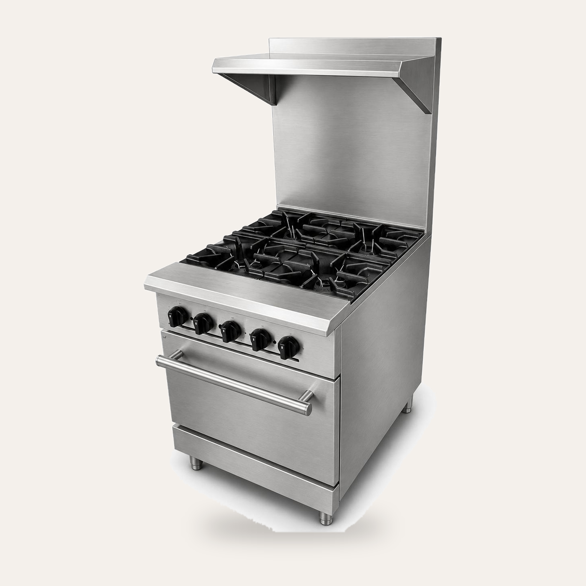 Cocina Americana 4 Hornallas a Gas Venâncio (FA4F) — vista principal a 45 grados