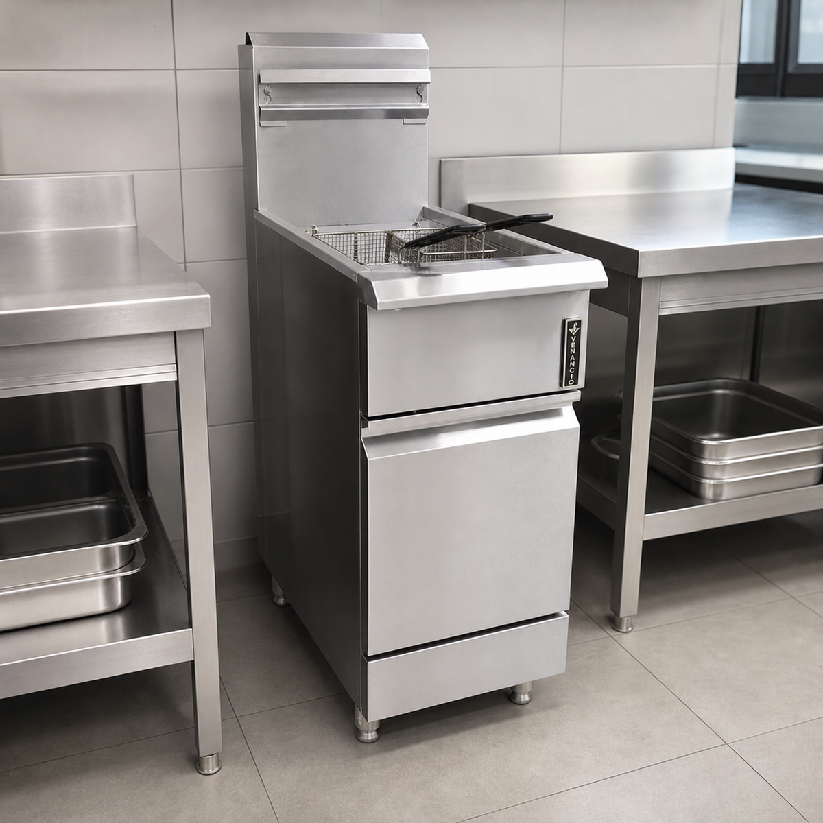 Fritador a Gas Venâncio Línea Prime — vista contextual completa