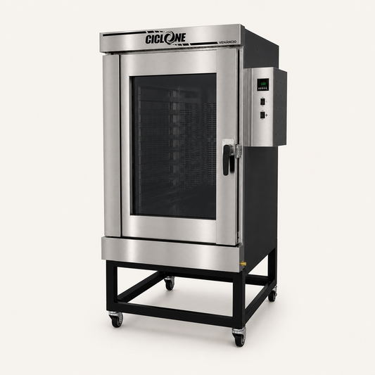 Horno Turbo Ciclone 10 Correas a Gas Venâncio — vista principal a 45 grados