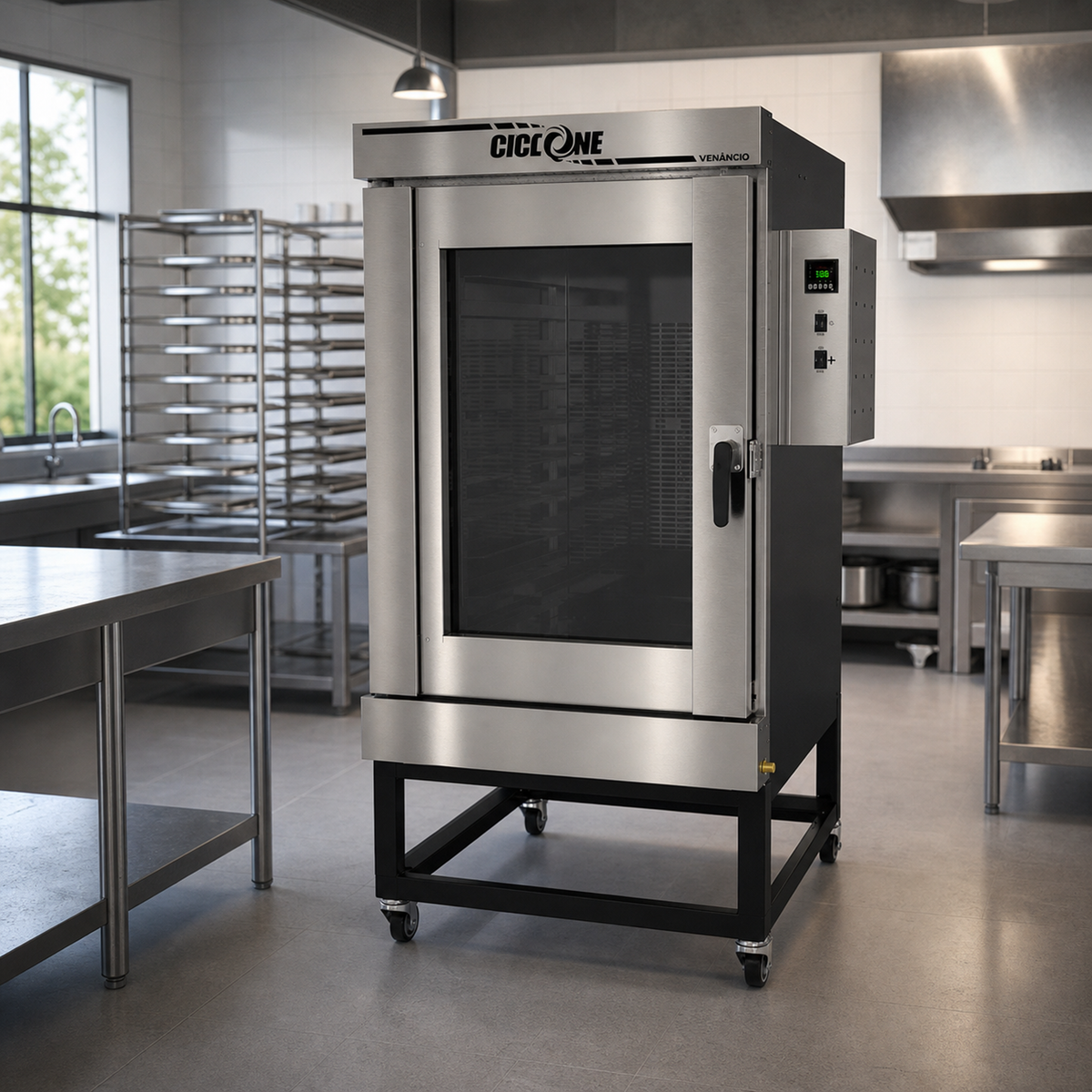 Horno Turbo Ciclone 10 Correas a Gas Venâncio — vista contextual completa