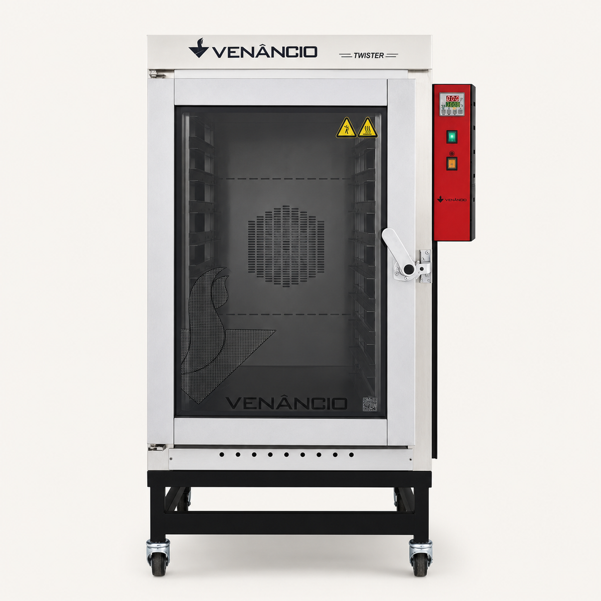 Horno Twister 10 Bandejas a Gas Venâncio — vista frontal completa