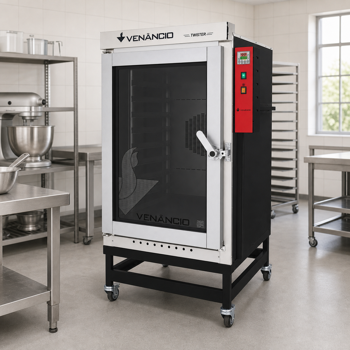 Horno Twister 10 Bandejas a Gas Venâncio — vista contextual completa