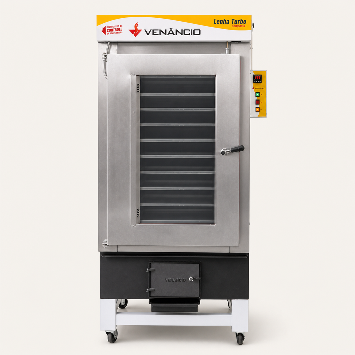Horno Twister 10 Bandejas a Leña Venâncio — vista frontal completa
