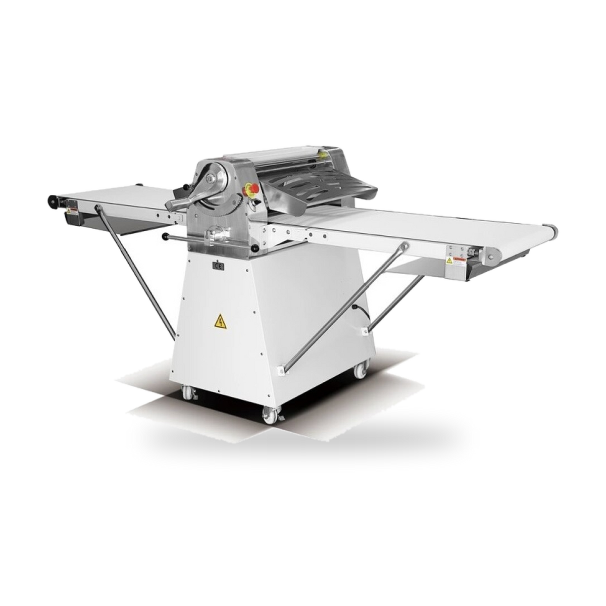 Laminadora de Pie Ancon 520C, vista frontal en ángulo, sobre fondo blanco