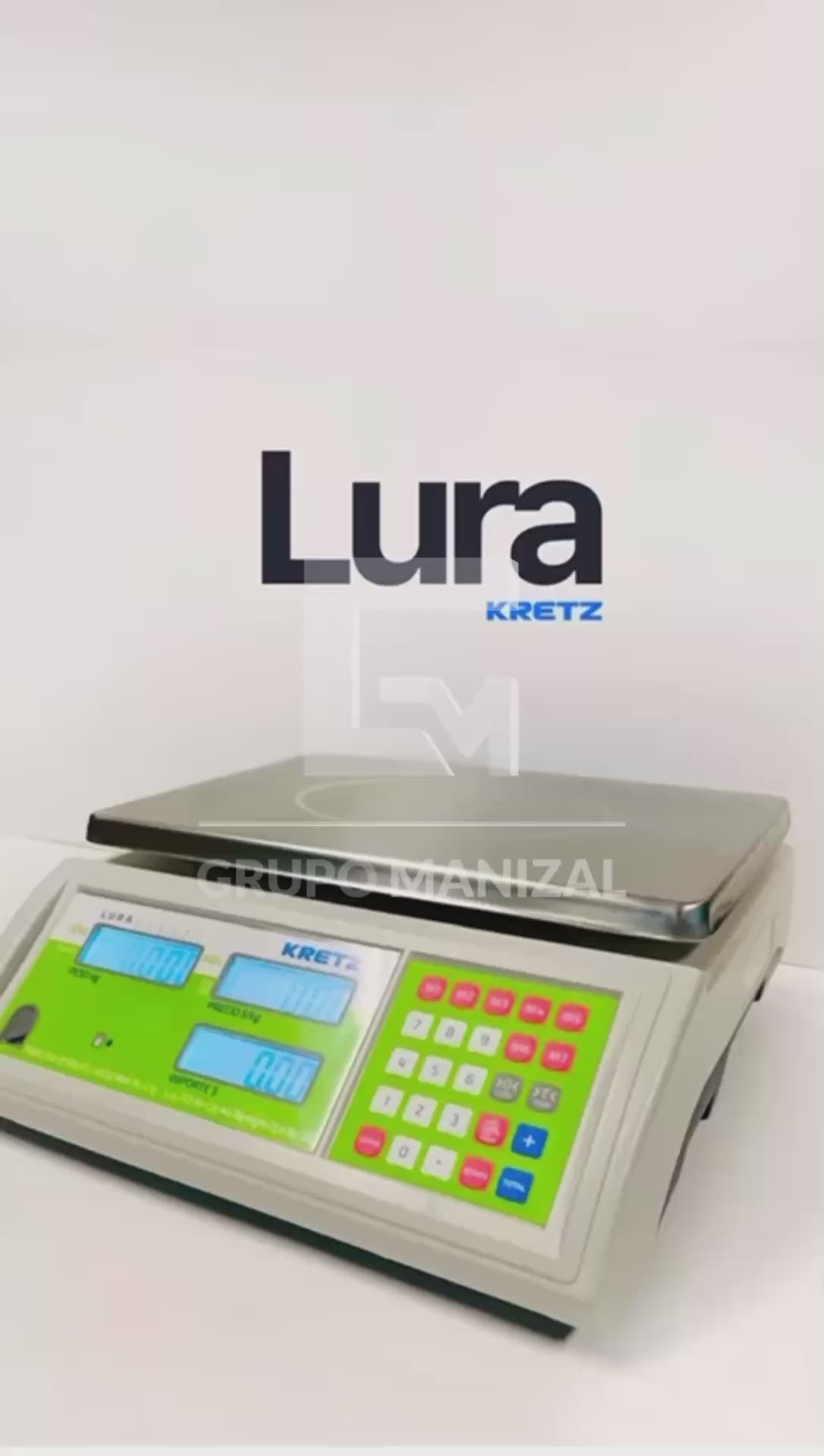 Video de Balanza Kretz Lura 30 kg (corriente y batería) (1 de 2)